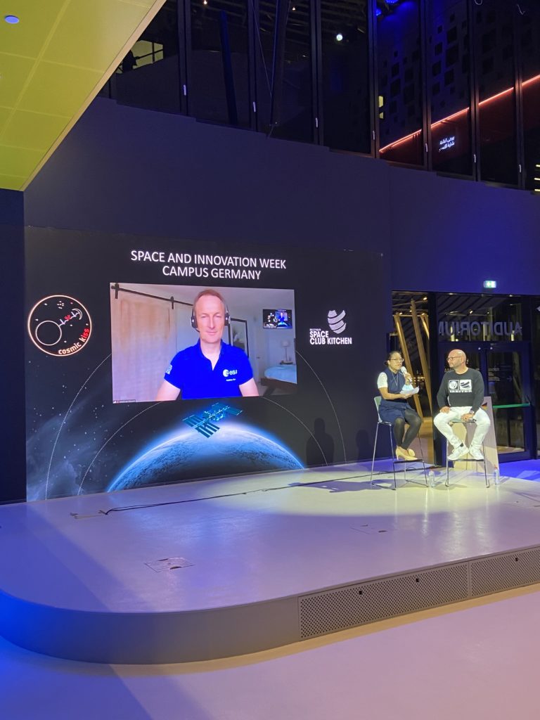 Frankfurter Eventspezialist Bernd Breiter lieferte mit Livetalk von Matthias Maurer ein Highlight zur „Space Week“ der Expo 2020 Dubai